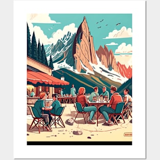 vacation in the italian alps Posters and Art